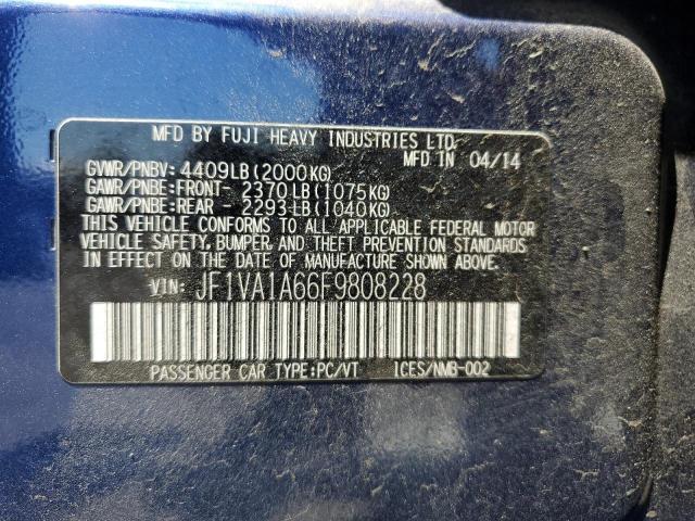 Photo 11 VIN: JF1VA1A66F9808228 - SUBARU WRX 