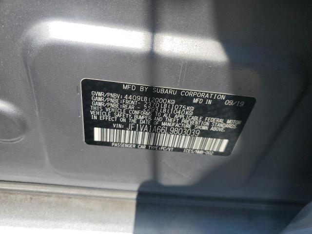 Photo 12 VIN: JF1VA1A66L9803039 - SUBARU WRX 