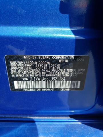 Photo 12 VIN: JF1VA1A66L9821184 - SUBARU WRX 