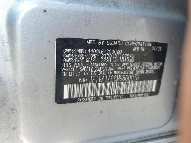 Photo 11 VIN: JF1VA1A66M9800076 - SUBARU WRX 