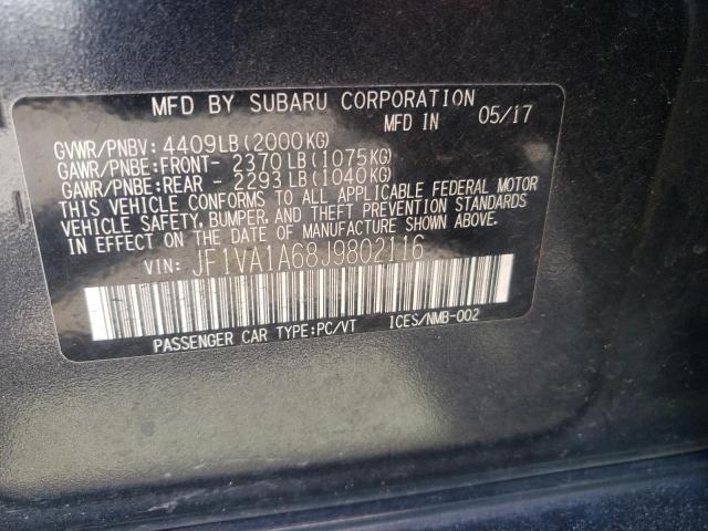 Photo 12 VIN: JF1VA1A68J9802116 - SUBARU WRX 