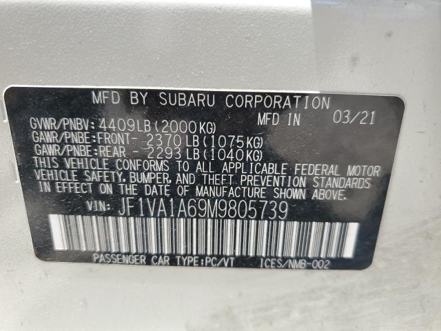 Photo 11 VIN: JF1VA1A69M9805739 - SUBARU WRX 