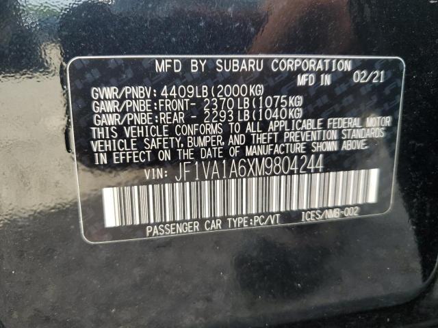 Photo 12 VIN: JF1VA1A6XM9804244 - SUBARU WRX 