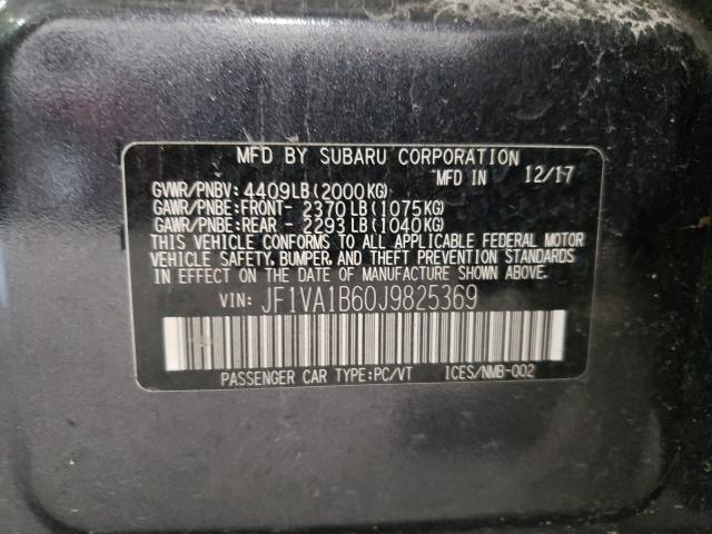 Photo 9 VIN: JF1VA1B60J9825369 - SUBARU WRX 