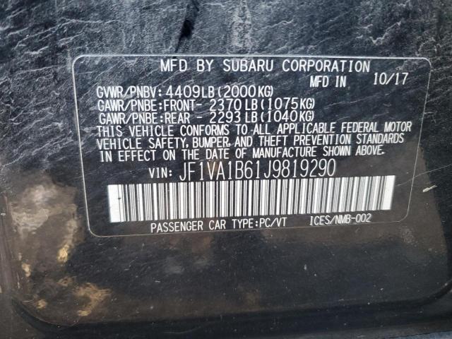 Photo 11 VIN: JF1VA1B61J9819290 - SUBARU WRX 