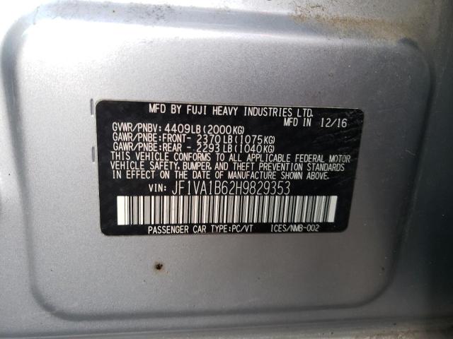 Photo 12 VIN: JF1VA1B62H9829353 - SUBARU WRX 