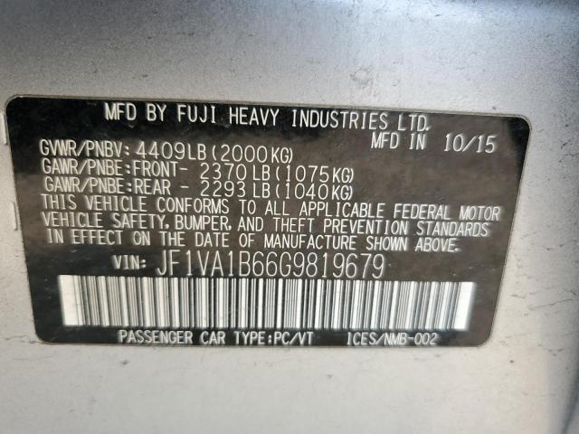 Photo 11 VIN: JF1VA1B66G9819679 - SUBARU WRX 