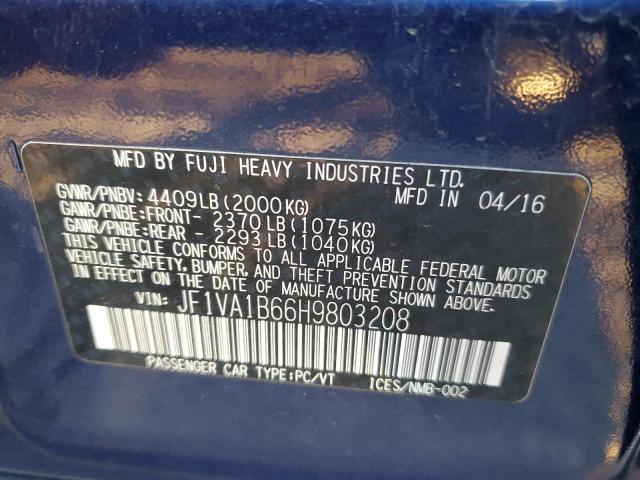 Photo 11 VIN: JF1VA1B66H9803208 - SUBARU WRX 