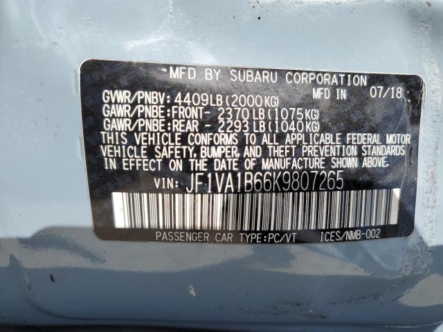 Photo 11 VIN: JF1VA1B66K9807265 - SUBARU WRX PREMIU 