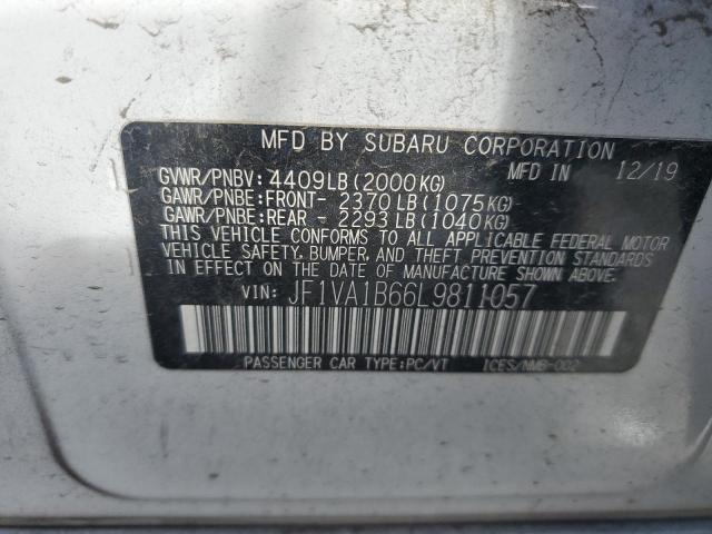 Photo 11 VIN: JF1VA1B66L9811057 - SUBARU WRX PREMIU 