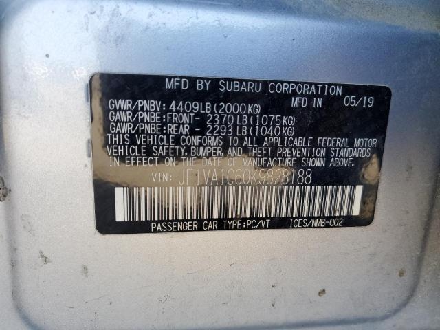 Photo 11 VIN: JF1VA1C60K9828188 - SUBARU WRX 