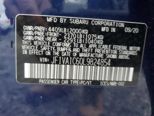 Photo 11 VIN: JF1VA1C60L9824854 - SUBARU WRX PREMIU 