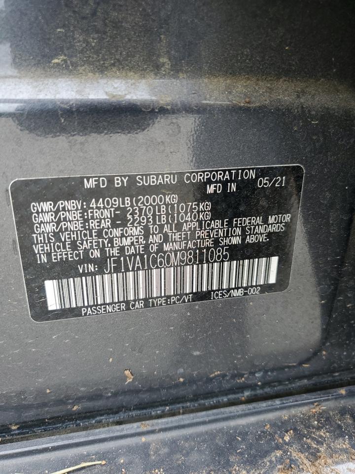 Photo 11 VIN: JF1VA1C60M9811085 - SUBARU WRX 