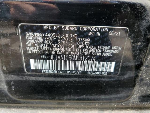 Photo 12 VIN: JF1VA1C60M9812074 - SUBARU WRX 