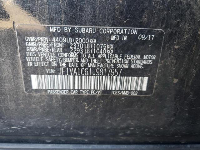 Photo 11 VIN: JF1VA1C61J9817957 - SUBARU WRX PREMIU 