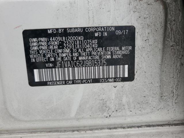 Photo 11 VIN: JF1VA1C62J9815375 - SUBARU WRX 