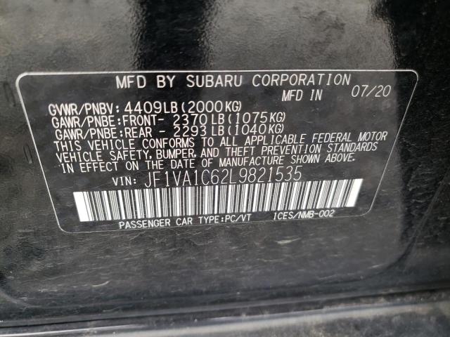 Photo 11 VIN: JF1VA1C62L9821535 - SUBARU WRX PREMIU 