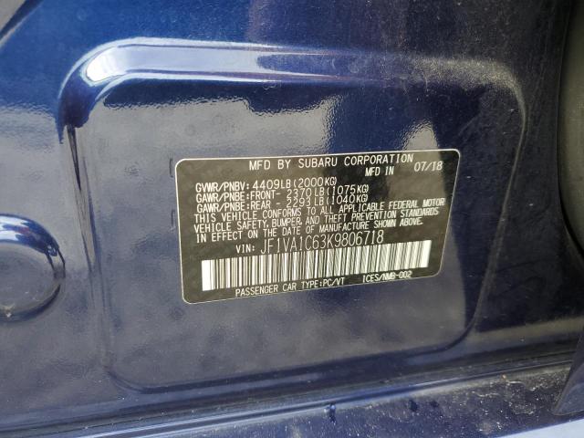 Photo 11 VIN: JF1VA1C63K9806718 - SUBARU WRX 