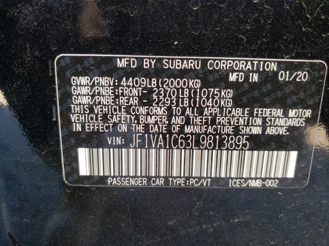 Photo 9 VIN: JF1VA1C63L9813895 - SUBARU WRX PREMIU 