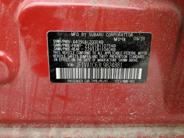 Photo 12 VIN: JF1VA1C63L9824881 - SUBARU WRX PREMIU 