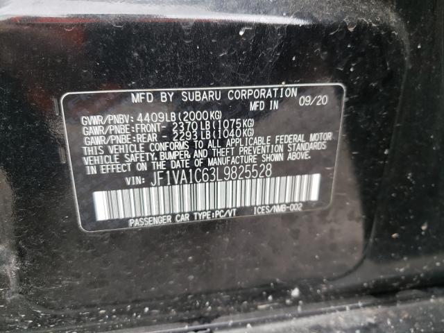 Photo 9 VIN: JF1VA1C63L9825528 - SUBARU WRX PREMIU 