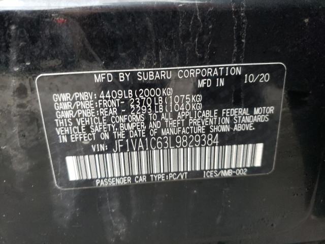 Photo 11 VIN: JF1VA1C63L9829384 - SUBARU WRX 