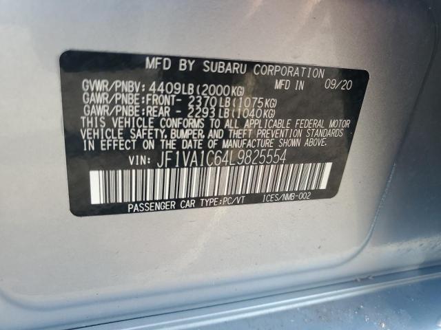 Photo 11 VIN: JF1VA1C64L9825554 - SUBARU WRX PREMIU 