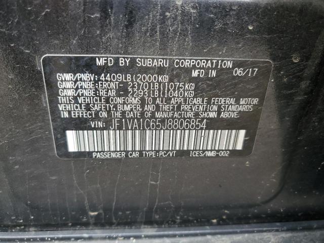 Photo 11 VIN: JF1VA1C65J8806854 - SUBARU WRX 