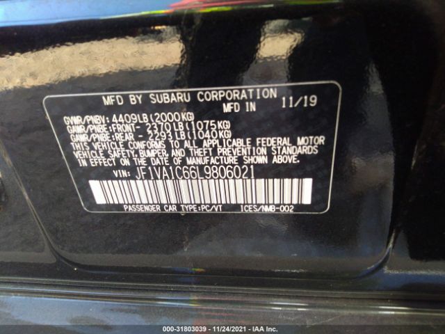 Photo 8 VIN: JF1VA1C66L9806021 - SUBARU WRX 