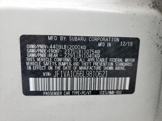 Photo 11 VIN: JF1VA1C66L9810621 - SUBARU WRX PREMIU 