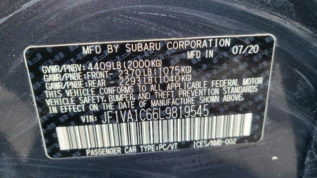 Photo 9 VIN: JF1VA1C66L9819545 - SUBARU WRX PREMIU 