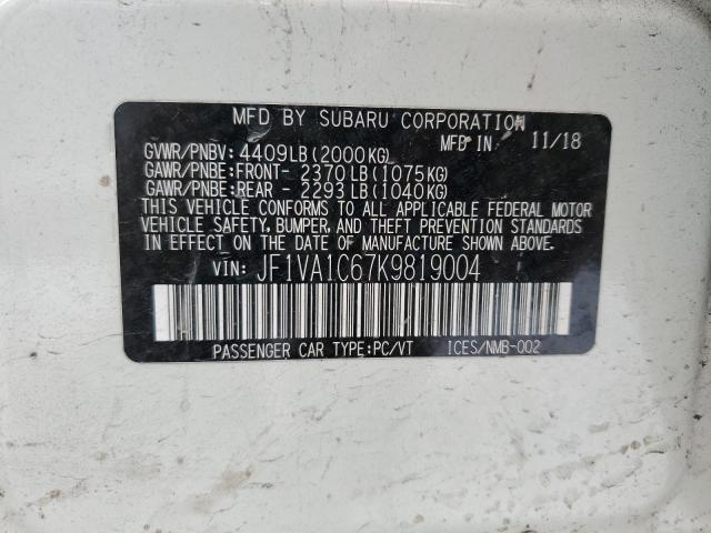 Photo 11 VIN: JF1VA1C67K9819004 - SUBARU WRX 