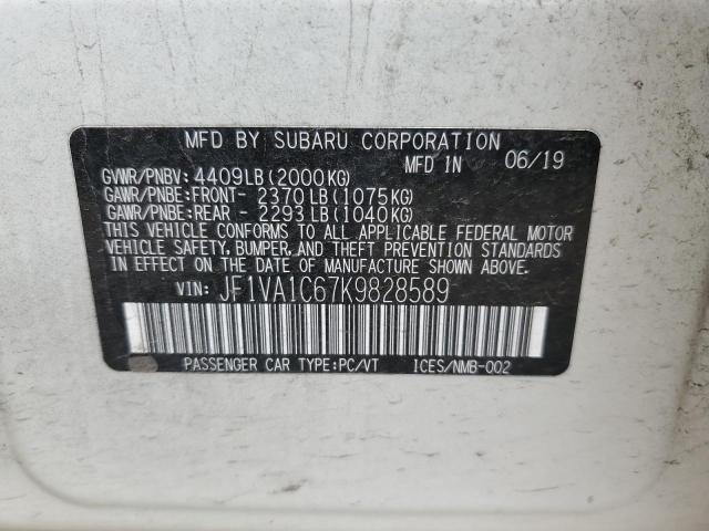 Photo 11 VIN: JF1VA1C67K9828589 - SUBARU WRX PREMIU 