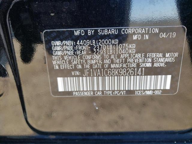 Photo 9 VIN: JF1VA1C68K9826141 - SUBARU WRX PREMIU 