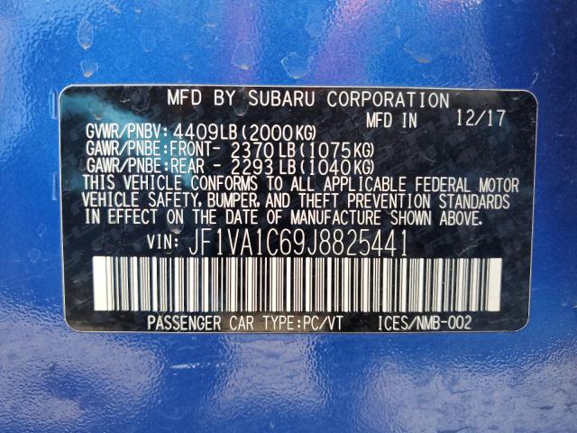 Photo 11 VIN: JF1VA1C69J8825441 - SUBARU WRX 