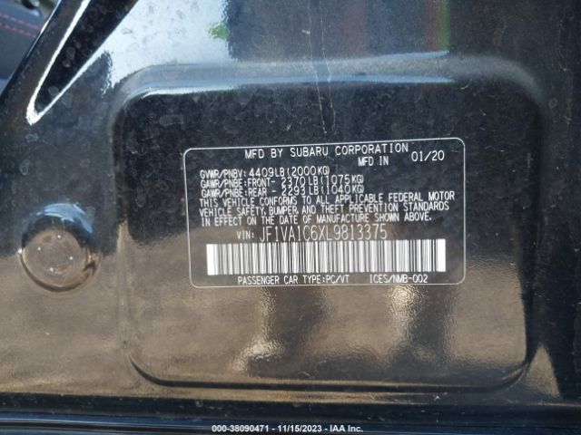 Photo 8 VIN: JF1VA1C6XL9813375 - SUBARU WRX 