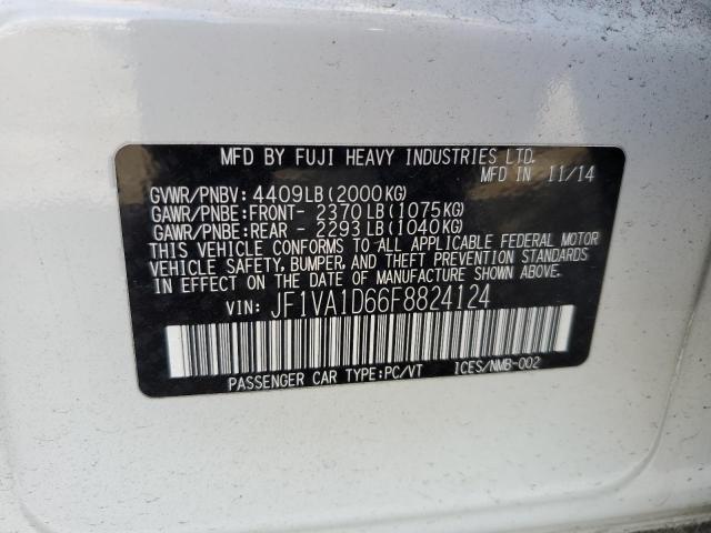 Photo 12 VIN: JF1VA1D66F8824124 - SUBARU WRX 