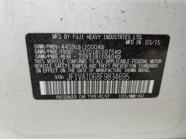 Photo 11 VIN: JF1VA1D68F9834695 - SUBARU WRX PREMIU 