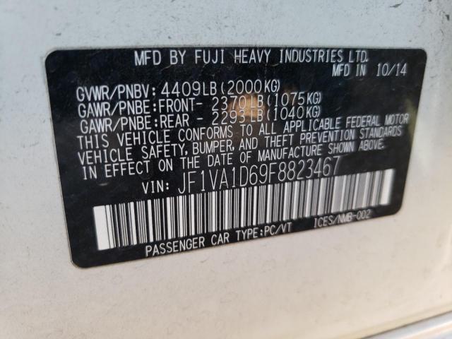 Photo 9 VIN: JF1VA1D69F8823467 - SUBARU WRX PREMIU 