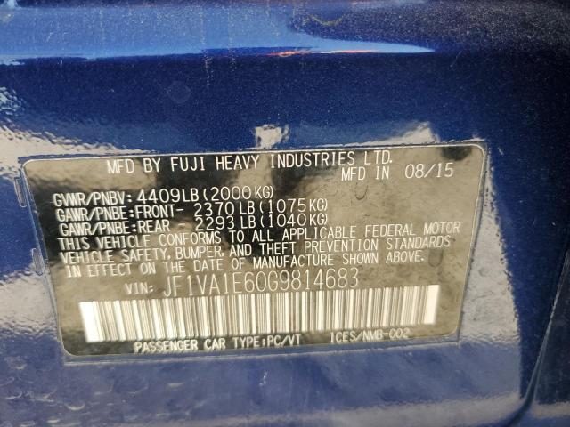 Photo 12 VIN: JF1VA1E60G9814683 - SUBARU WRX 