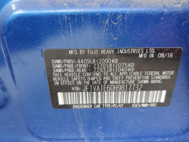 Photo 11 VIN: JF1VA1E60H9817732 - SUBARU WRX 