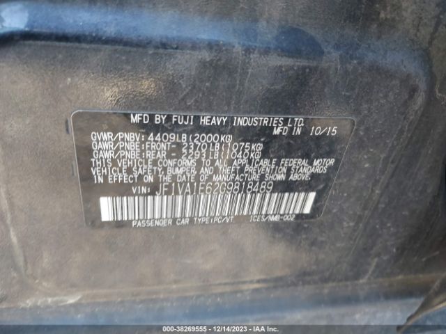 Photo 8 VIN: JF1VA1E62G9818489 - SUBARU WRX 