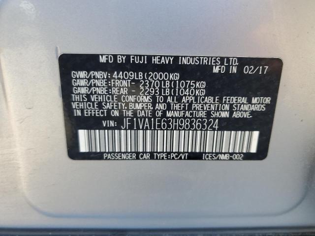 Photo 11 VIN: JF1VA1E63H9836324 - SUBARU WRX PREMIU 