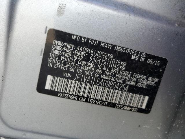 Photo 12 VIN: JF1VA1E64G9804254 - SUBARU WRX 