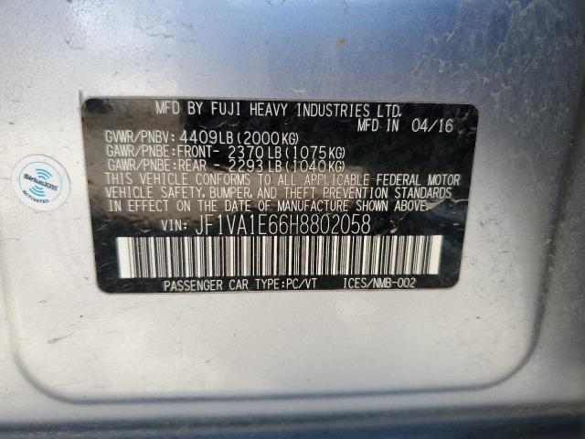 Photo 11 VIN: JF1VA1E66H8802058 - SUBARU WRX PREMIU 