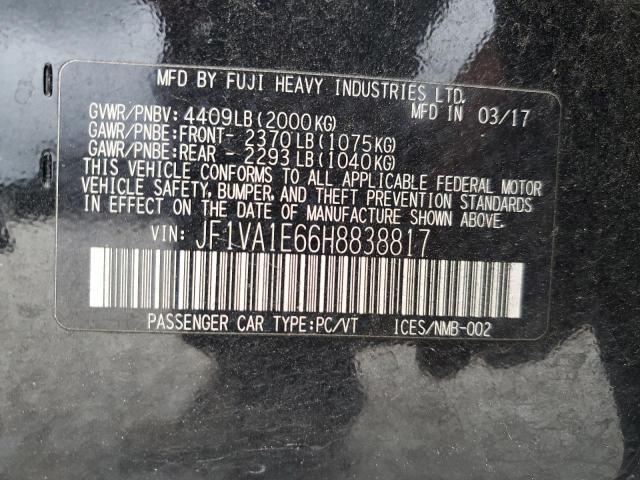 Photo 11 VIN: JF1VA1E66H8838817 - SUBARU WRX PREMIU 