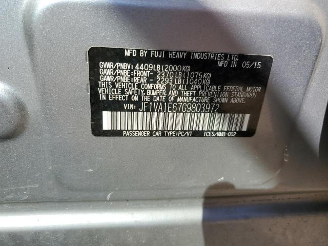 Photo 12 VIN: JF1VA1E67G9803972 - SUBARU WRX PREMIU 