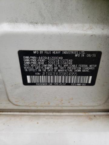 Photo 9 VIN: JF1VA1E67G9814955 - SUBARU WRX PREMIU 