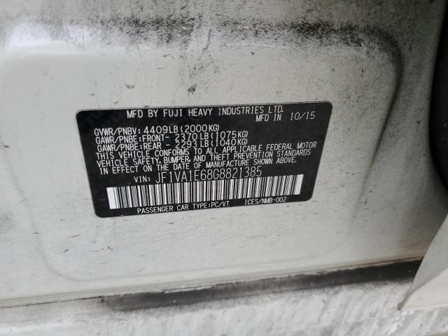 Photo 11 VIN: JF1VA1E68G8821385 - SUBARU WRX 