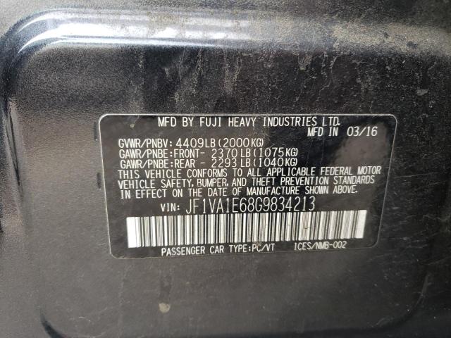 Photo 11 VIN: JF1VA1E68G9834213 - SUBARU WRX PREMIU 